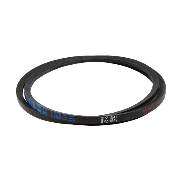 D&D SPZ1547 Metric V-Belt, 1547mm Outside Length, 10 mm Top Width, 8 mm Thickness, 1 Ribs SPZ1547 - main
